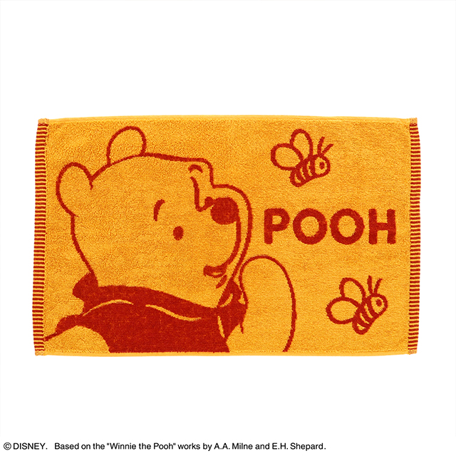 ディズニー くまのプーさん プー/イエロー ミニオタルバスマット
