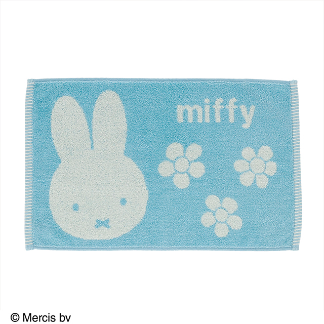 miffy ミッフィー ミッフィーブルー ミニタオルシート