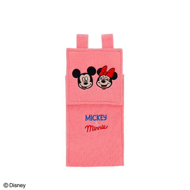 ディズニー ミッキー＆ミニー にっこり笑顔 トイレットペーパーホルダーカバー