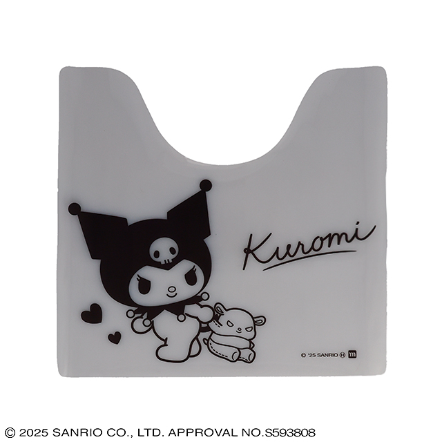サンリオ クロミ モノクロあるき 透明トイレマット