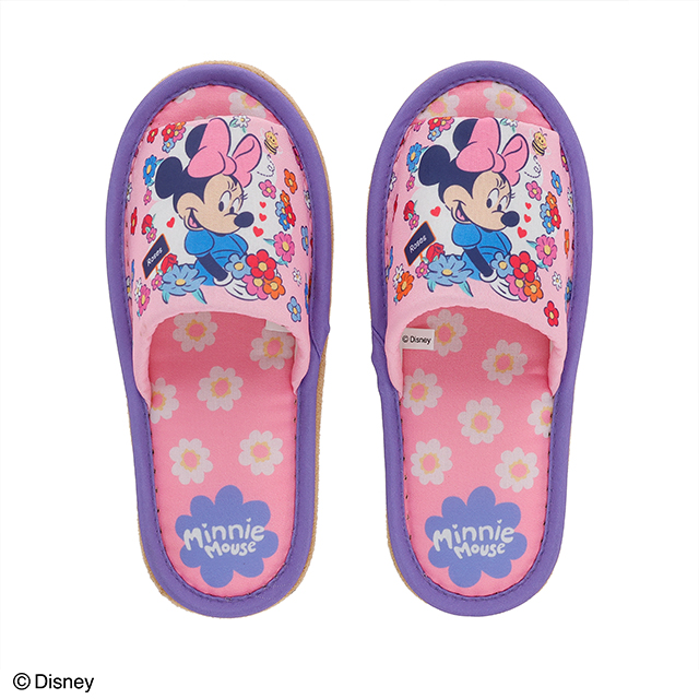 ディズニー ミニー フラワーファーム スリッパ