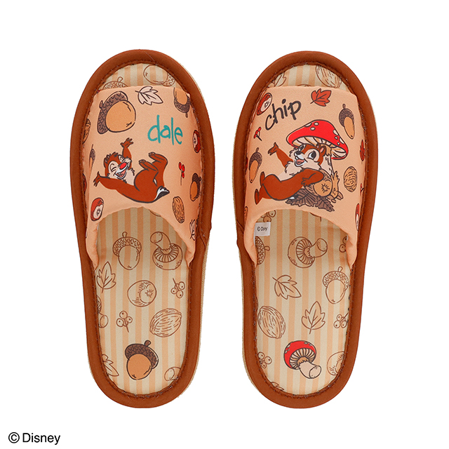 ディズニー チップ＆デール オータムトレジャー スリッパ