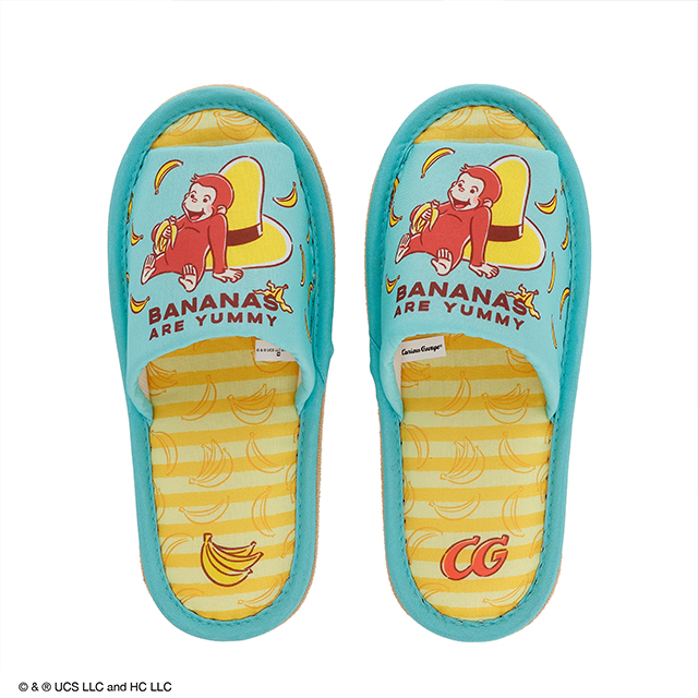 おさるのジョージ まんぷく/ジョージ スリッパ