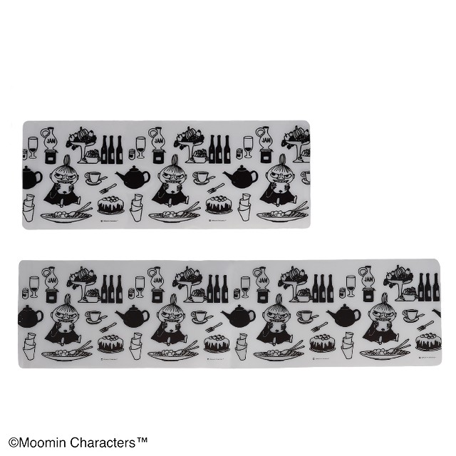 MOOMIN ムーミン ミールタイム 透明キッチンマット45*120/45*180