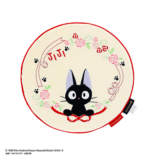 ジブリ 魔女の宅急便 ジジ リボンとジジ シートクッション