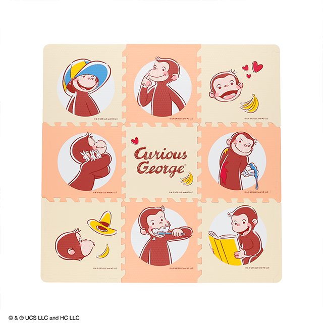 おさるのジョージ ピースオブモンキー パズルマット