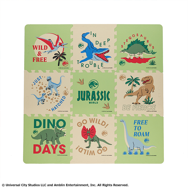 ジュラシック・ワールド ダイナソーパズル パズルマット