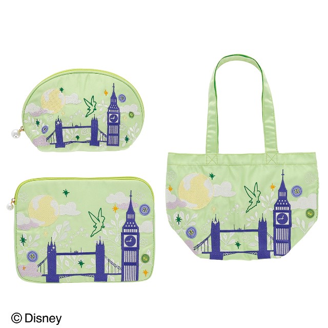 ディズニー ピーターパン ティンカーベル アイコニックロンドン ポーチ/ミニバッグ/タブレットケース