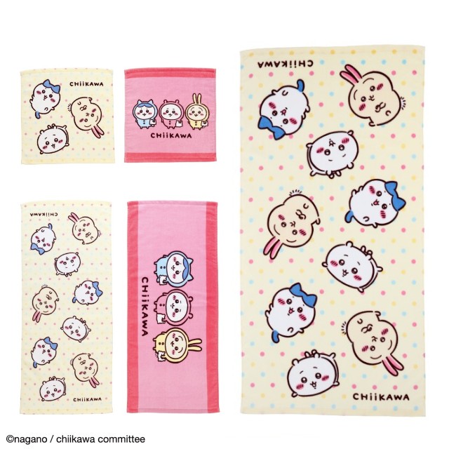 ちいかわ アニメちいかわ　いつもいっしょ ハンドタオル2枚組/フェイスタオル 2枚組/バスタオル