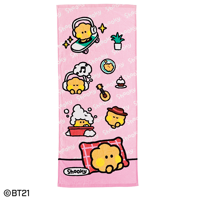 BT21 プリティポーズ_SHOOKY フェイスタオル