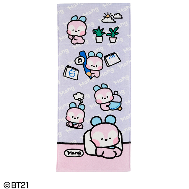 BT21 プリティポーズ_MANG フェイスタオル