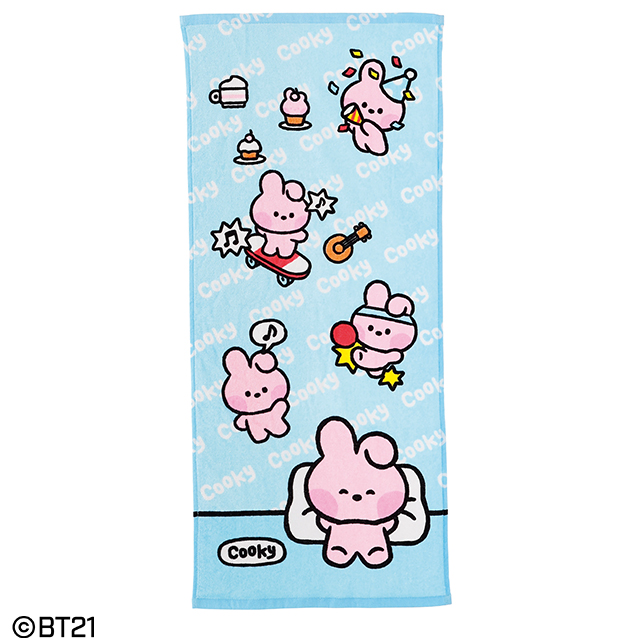 BT21 プリティポーズ_COOKY フェイスタオル
