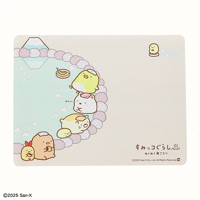 すみっコぐらし ぬくぬく湯ごもり 珪藻土マット