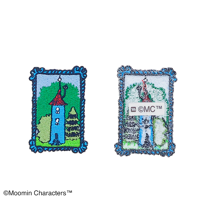 MOOMIN ムーミン ムーミンやしき 刺繍ワッペン