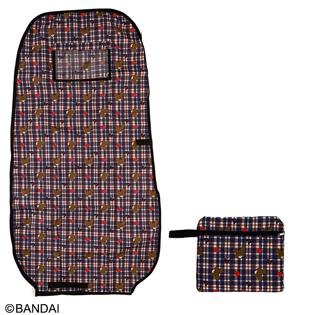 くまのがっこう りんごチェック トラベルカバー