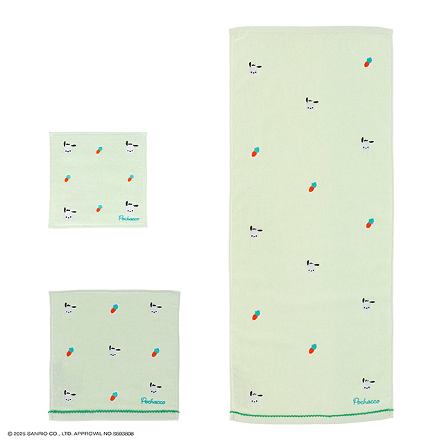 サンリオ ポチャッコ タイニーキャロット まめ/ミニ/フェイスタオル