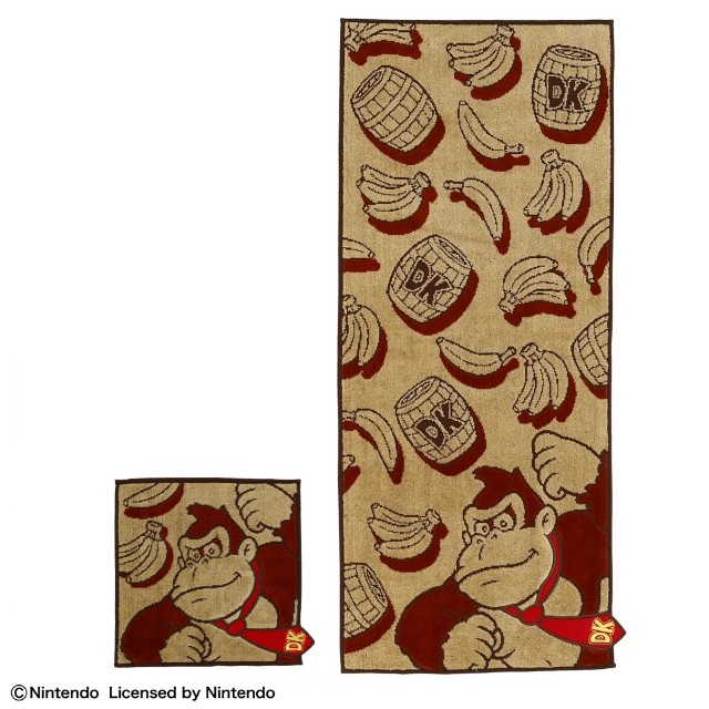 任天堂 ドンキーコング ドンキーレジャー ミニ/フェイスタオル