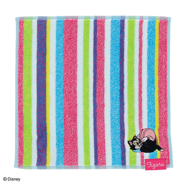 ディズニー ミニー 毛糸玉/フィガロ ミニタオル