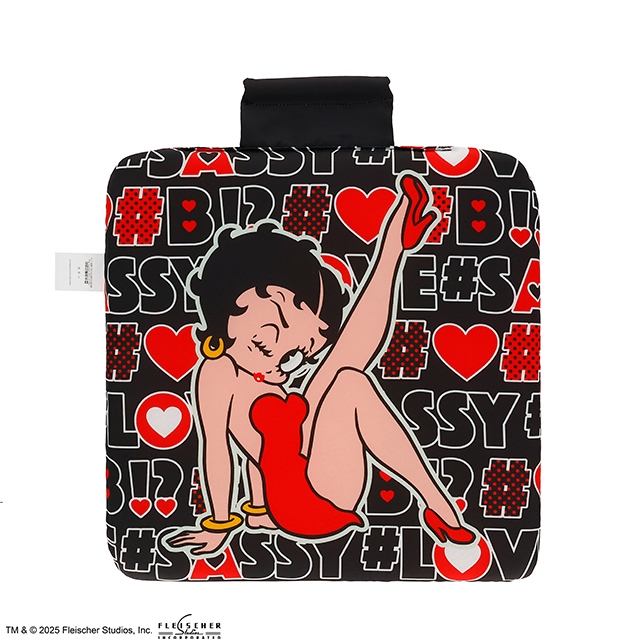 ベティー・ブープTM ハートロゴタイプ カーシートクッション