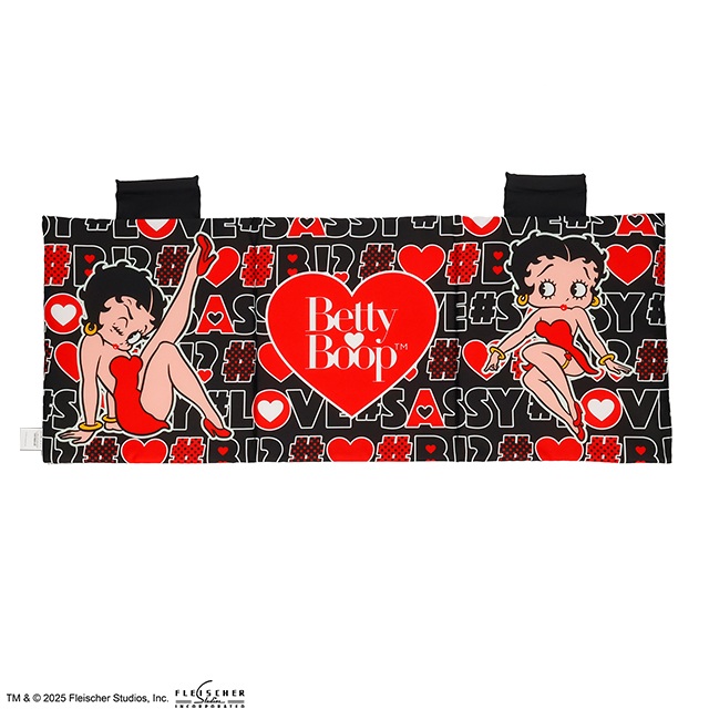 ベティー・ブープTM ハートロゴタイプ カーフリーシートクッション