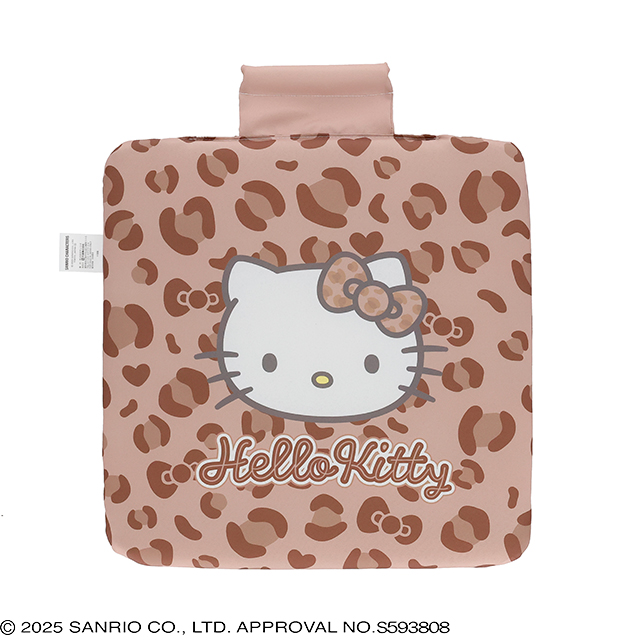 サンリオ ハローキティ キティレオパードブラウン カーシートクッション