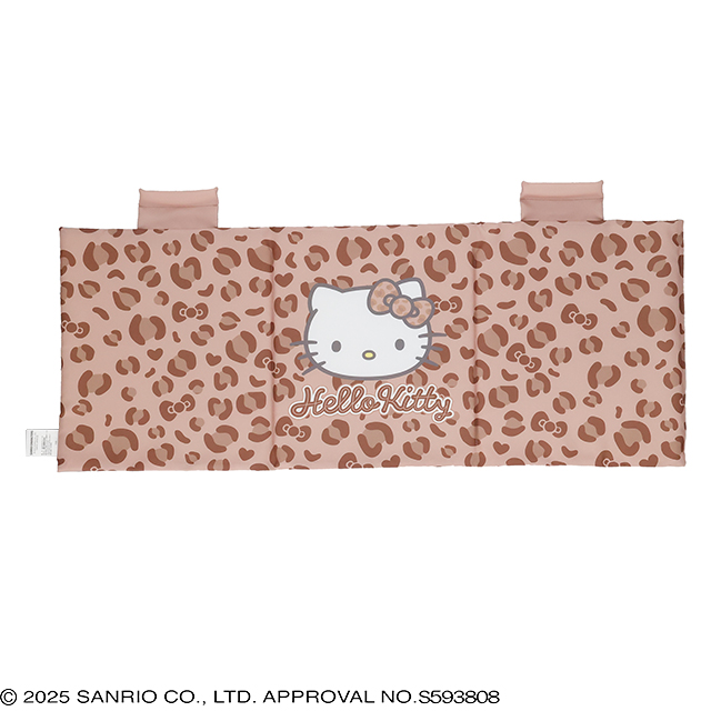 サンリオ ハローキティ キティレオパードブラウン カーフリーシートクッション