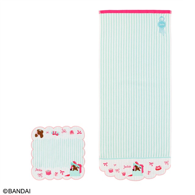 くまのがっこう ジャッキーとプレゼント ミニ/フェイスタオル