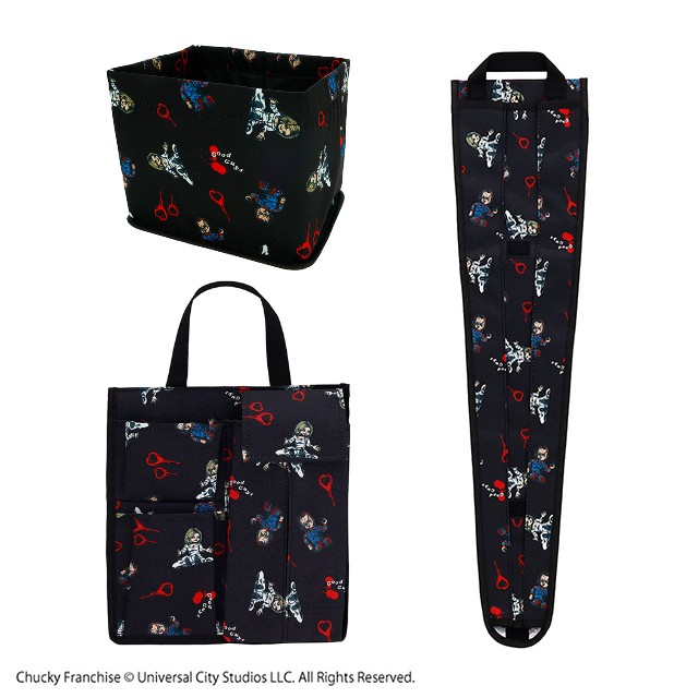 チャッキー クレイジーインラブ ダストボックス/収納付きティッシュケース/傘ケース