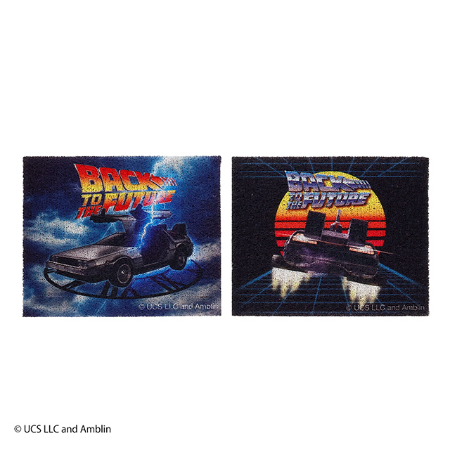 バック・トゥ・ザ・フューチャー デロリアン_足元マット 足元マット2枚組