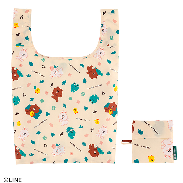 LINE FRIEND ブラウンズフォレスト エコバッグ