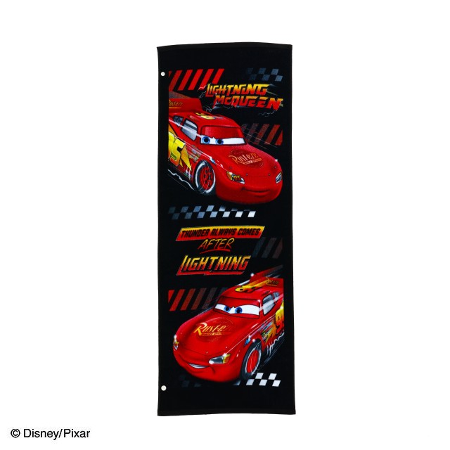 ディズニー ピクサー カーズ レーシングブラック ジュニア用 バスタオル