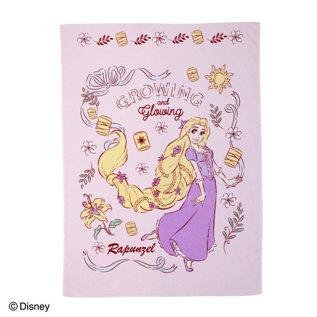 ディズニー 塔の上のラプンツェル ライトピンクフローラル お昼寝ケット