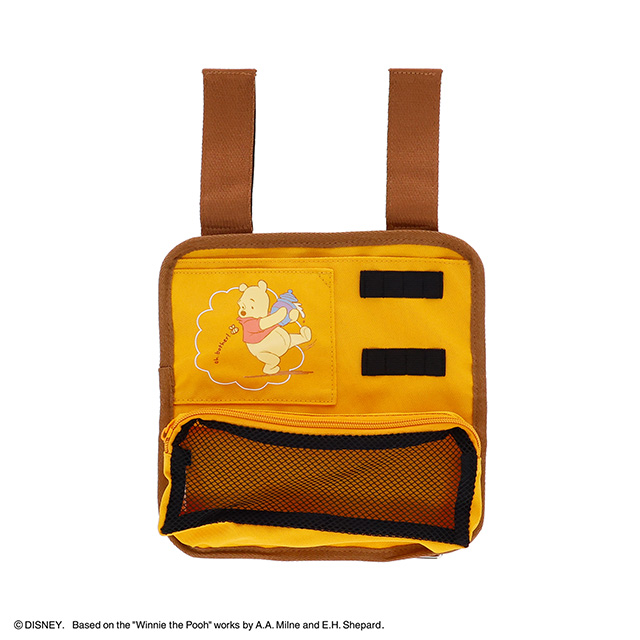ディズニー くまのプーさん ジグザグイエロー ゴルフカートポーチ