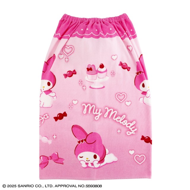 サンリオ マイメロディ ピンクピンクラブリー 80丈マキタオル