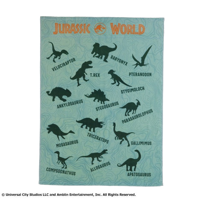 ジュラシック・ワールド ダイナソーマップ お昼寝ケット