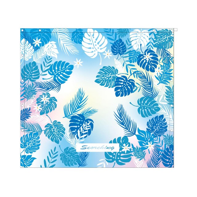 SUN HEART/サンハート ボタニカルサマーブルー 100丈マキタオル