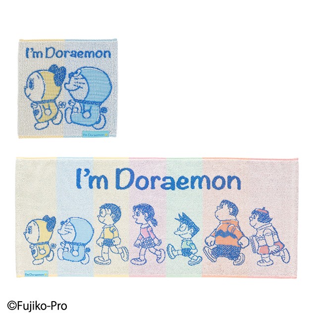 I'm doraemon ドラえもん みんなで歩こう ミニ/フェイスタオル