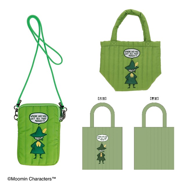 MOOMIN ムーミン ムスッとモード サコッシュ/ミニバッグ/スクエアバッグ
