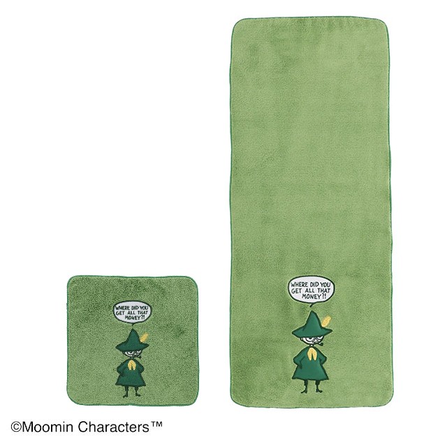MOOMIN ムーミン ムスッとモード ミニ/フェイスタオル