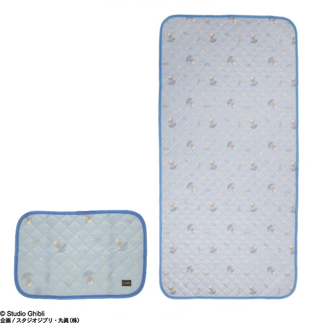 ジブリ となりのトトロ 雨の日に ひんやり枕パッド/敷きパッド