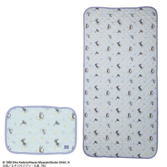 ジブリ 魔女の宅急便 ジジ アイスブルージジ ひんやり枕パッド/敷きパッド