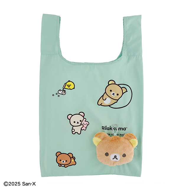 リラックマ リラックマとおかいもの マスコット収納袋付きエコバッグ