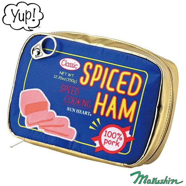 yup!／ヤップ スパイスハム缶 ポーチ