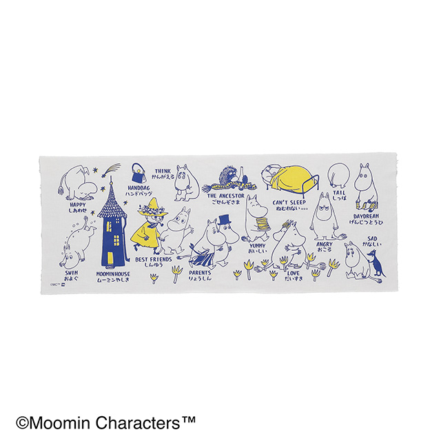 MOOMIN ムーミン アレコレムーミン 手ぬぐい