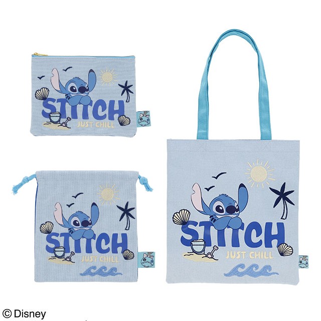 ディズニー リロ&スティッチ かもめ ポーチ/巾着/トートバッグ