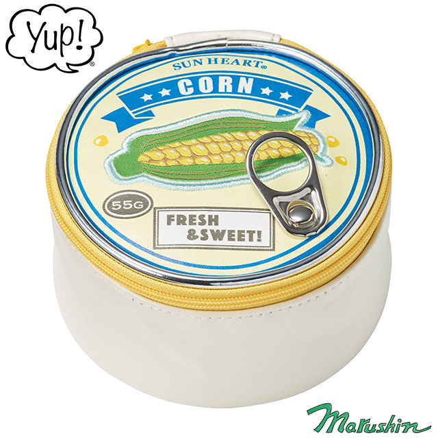 yup!／ヤップ コーン缶 ポーチ