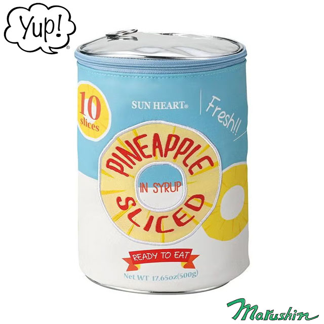 yup!／ヤップ パイナップル缶 ポーチ