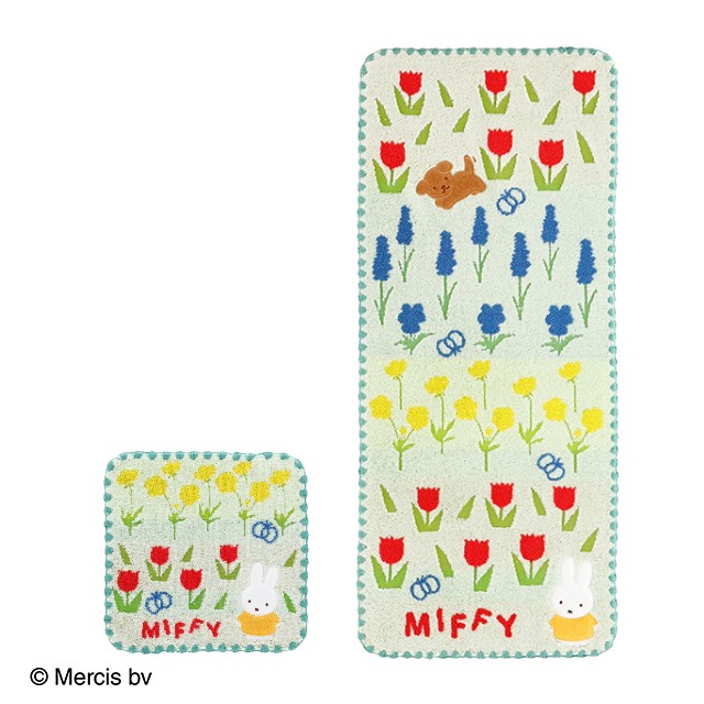 miffy ミッフィー 花やしき ミニ/フェイスタオル