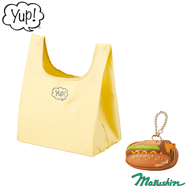 yup!／ヤップ ホットドッグエコ ポーチ付きエコバッグ