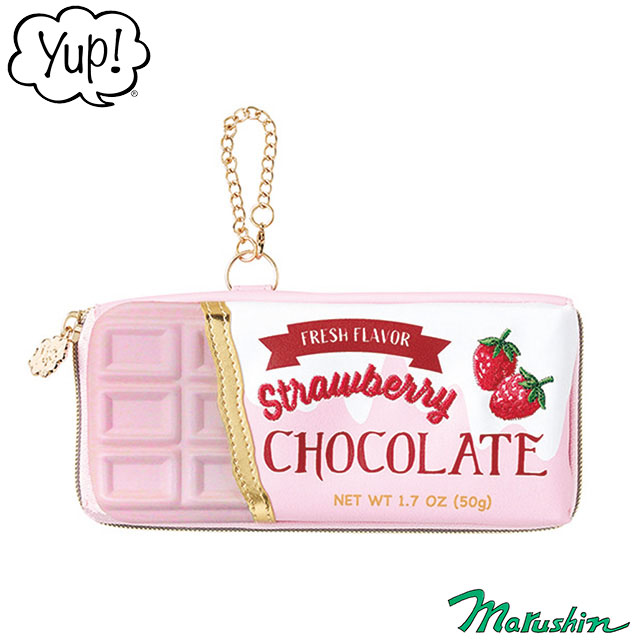 yup!／ヤップ 板チョコストロベリー ポーチ